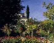 Garden In Flower At Sainte-Adresse - 克劳德·莫奈